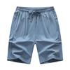 Шорты из ледяного шелка для мужчин, летние нейлоновые вязаные капри из замороженной основы, мужские эластичные спортивные шорты для сна для отдыха на открытом воздухе