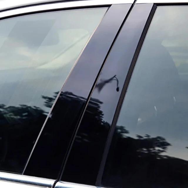 6Pcs Car Window Pillar Posts Trims Cover Sticker Exterior Parts for Chrysler 300/300C/Dodge Magnum 2005 2006 2007 2008 2009 2010