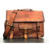 New Vintage Men Genuine Leather Satchel Shoulder Laptop Bag Messenger Briefcase