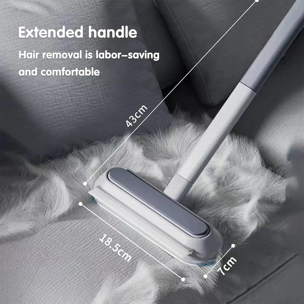 Щетка для удаления шерсти домашних животных 3 в 1 с длинной ручкой, щетка для мытья окон, инструмент для чистки шерсти домашних животных, ручная щетка для удаления шерсти кошек и собак