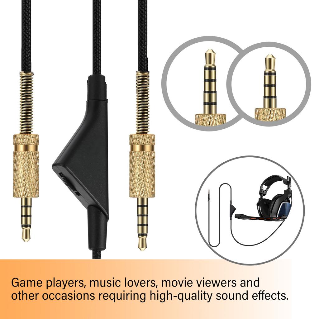 Сменный аудиокабель 3,5 мм для наушников Astro A10, шнур с проводом высокой точности звука, для ежедневного использования, простая установка