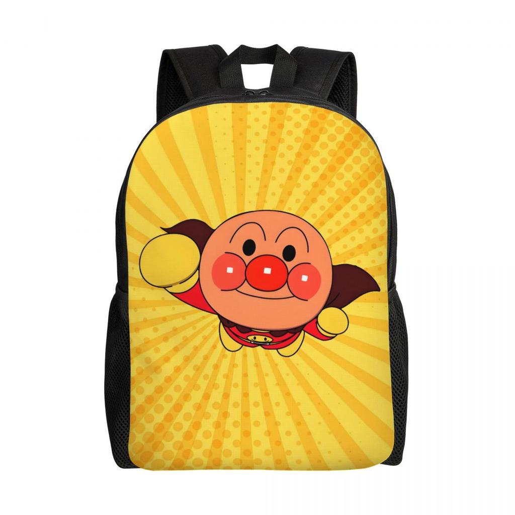 Custom Cute Cartoon A-Anpanmanes Fly Backpacks Women Men Fashion Bookbag for School College Bags