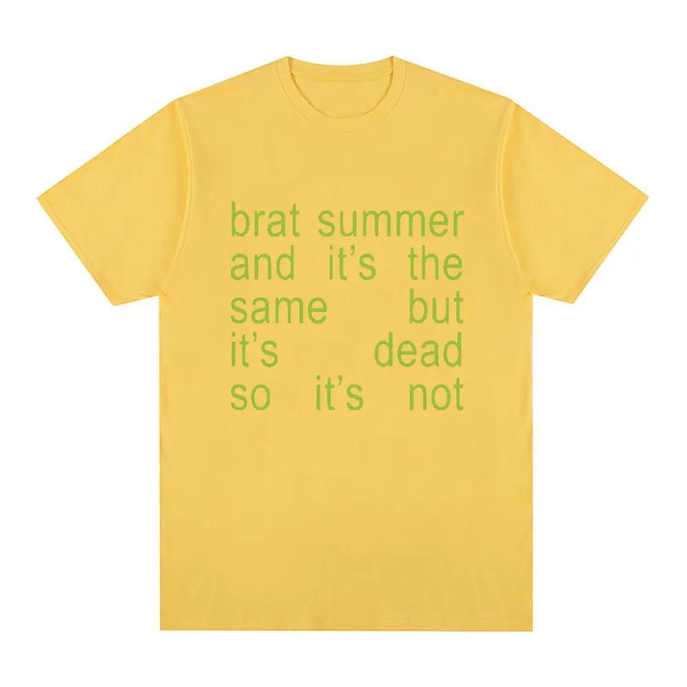 Charli Xcx Brat Summer and Its Same Album Tshirt Womens Fashion Harajuku Tshirt Casual Comfortable Extra Large Tshirt