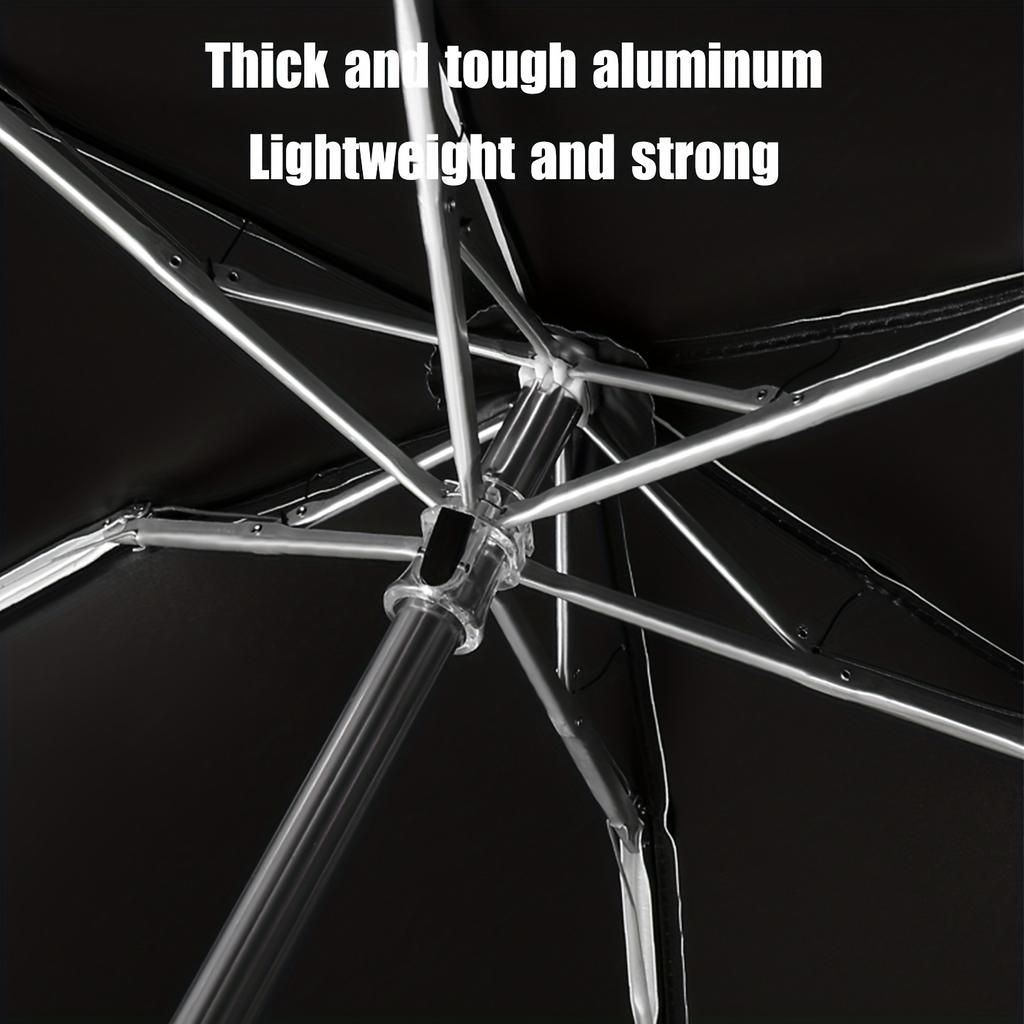 1 шт. маленький складной зонт, дорожный зонт, компактный легкий портативный зонт, водонепроницаемые портативные карманные дорожные зонты с защитой от ультрафиолета для девочек