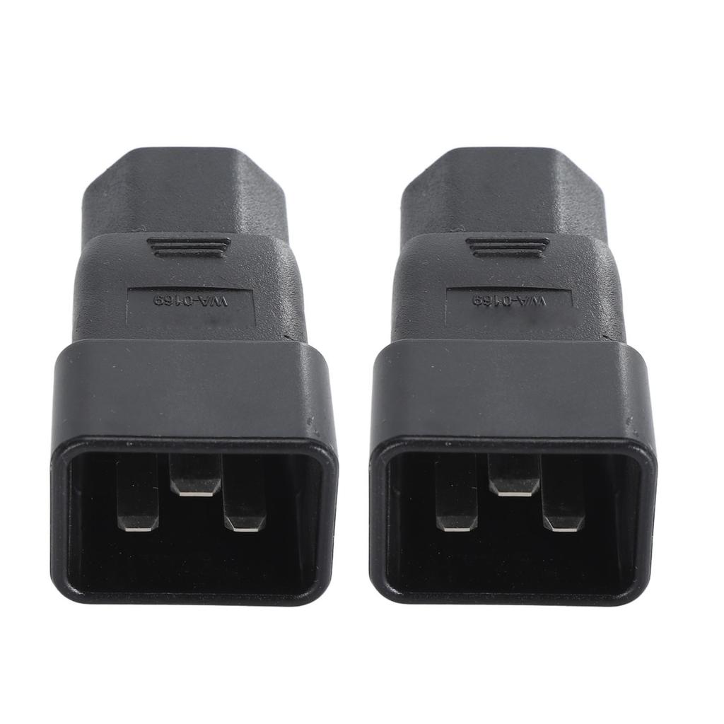 2 шт. Адаптер питания IEC320 C20 к IEC320 C21 Профессиональный Plug and Play Адаптер вилки питания C20 к C21 для ИБП, PDU питания