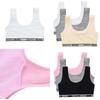 Нижнее белье из хлопка для девочек, тренировочный бюстгальтер для девочек 8-14 лет