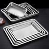 Wuhe Stainless Steel Rectangular Prep Tray (Set of 2)