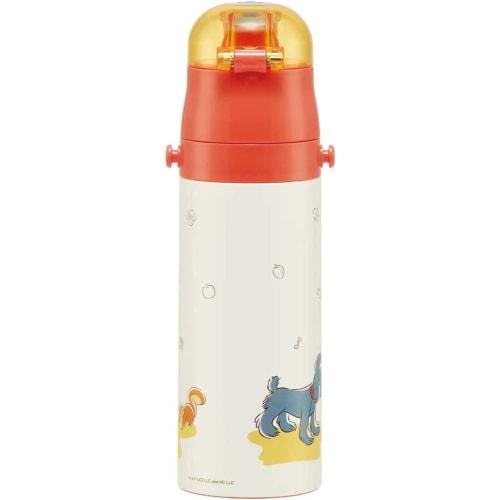 Skater Children's Stainless Steel Water Bottle 2-Way Direct Drinking 420ml Cup Drinking 350ml Curious George 23 Child-friendly Lightweight Type Boys S