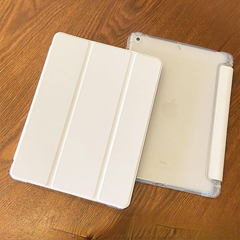 Для iPad pro 11 12,9 2018/2020/21/22 чехол Новый многоцветный сплошной цвет силиконовый плоский защитный чехол Air1/2/3/4/5 тройной складной клапан с гнездом для ручки