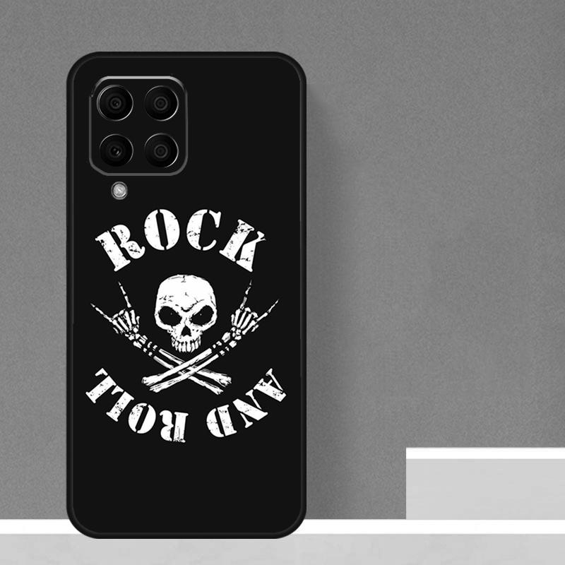 Чехол-череп в стиле Рок-н-ролл для Samsung Galaxy M23 M20 M32 M52 M56 M16 M36 M54 M34 M14 M35 M55 M15 M11 M31 M13 M53