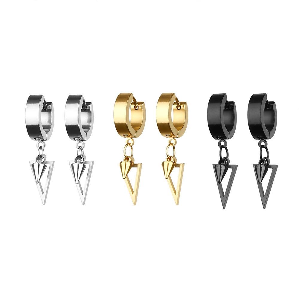 Steel Birthday Gift Dangle Earrings Stud Earrings Men Gothic Earrings Korean Style Earrings