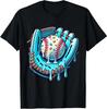Дизайн Baseball Drip Мороженое Посыпка Бейсболист Футболка Унисекс Футболка