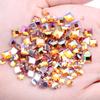 Hot Sale 4mm Acrylic Loose 10000pcs FlatBack Square Gems for Crafts Scrapbooking DIY Bags Clothes Nail Art Decoration