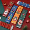 Supplies Xmas Drawing Sketch Pen Set with Eraser Wood Pencil Christmas Standard Pencil HB Pencils