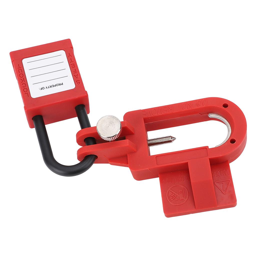 Miniature Circuit Breaker Lock Plastic Casing U Type Circuit Breaker Lockout Device with 2 Keys