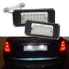 2 шт. белые 18SMD светодиодные лампы подсветки номерного знака для автомобиля Mini Cooper R56 R57 R58 R59