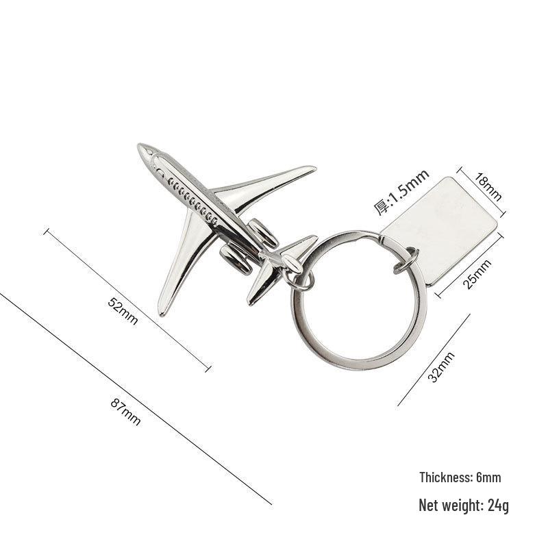 Брелок-модель самолета J-20: 3D Подвеска в виде самолета Сувенирный подарок