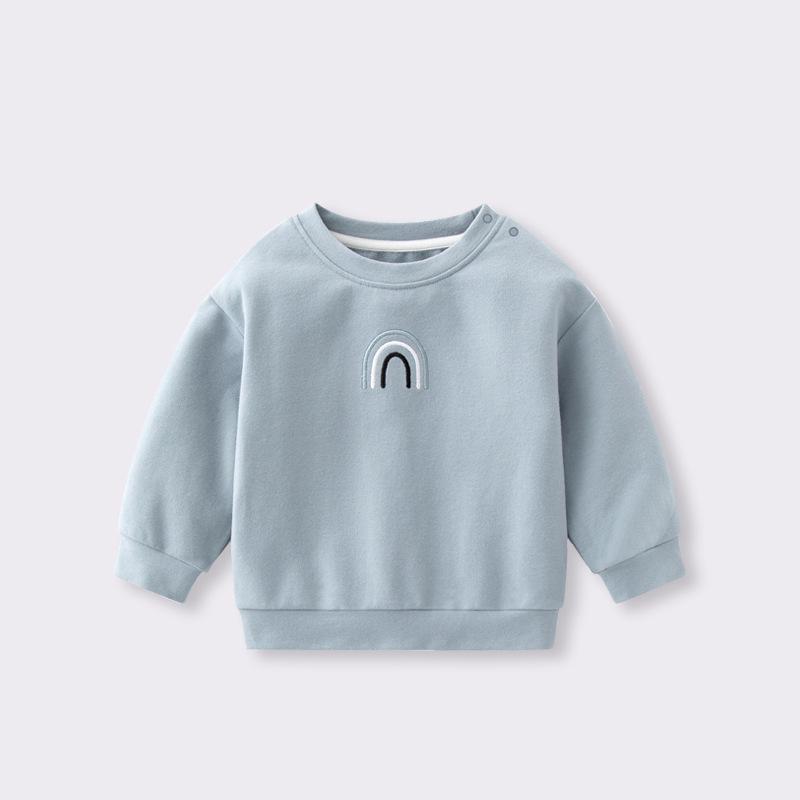 Stylish Baby Casual Round Neck Sweater for Boys & Girls - Autumn Pullover