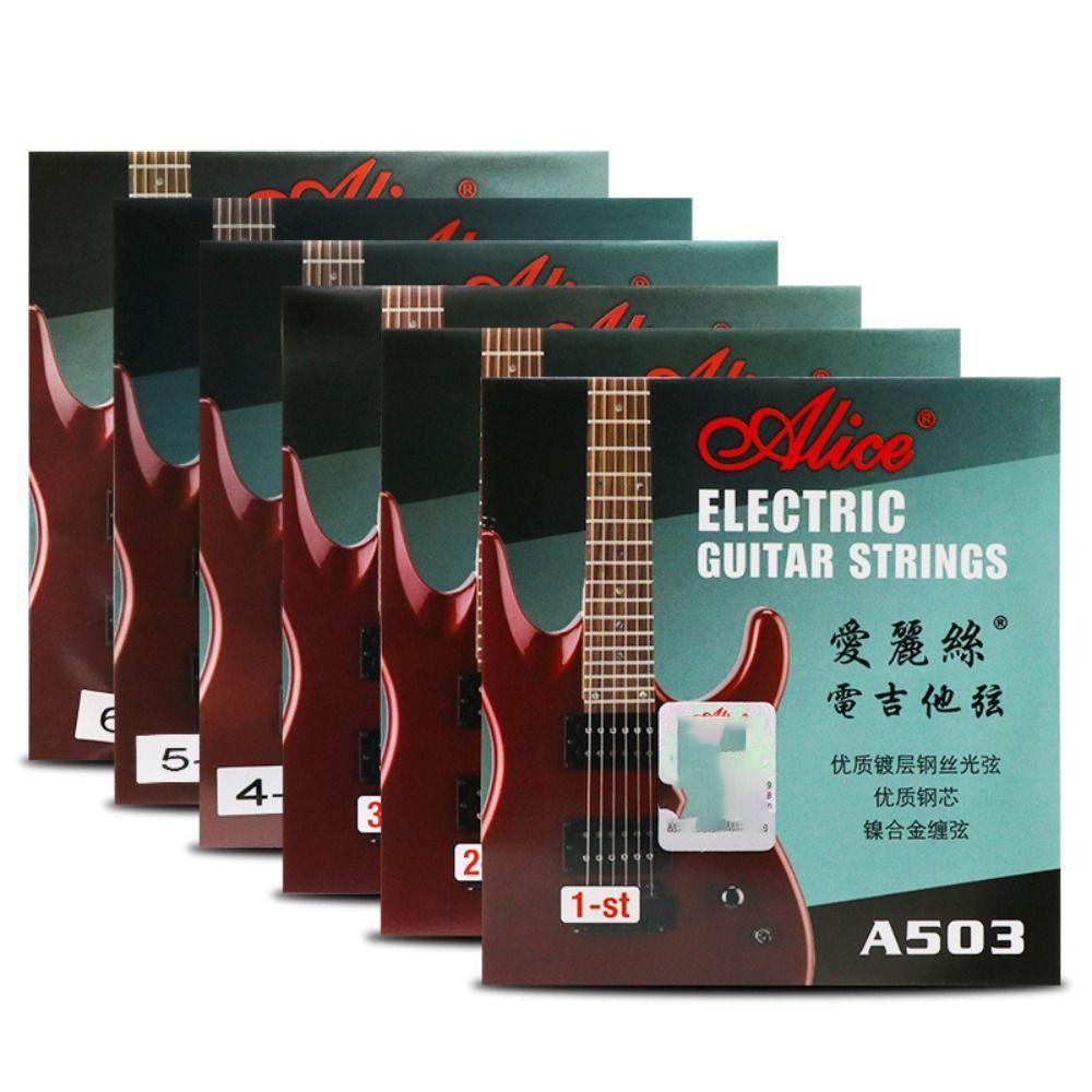 Никель-цинковый сплав A503SL Струна для электрогитары 009 дюйма Покрытая 6 струн Типы бас-гитар