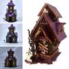 Halloween Decoration Haunted House Puzzles Wooden Home Decor DIY Spooky Model Desk
