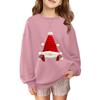 Children's Fashionable Casual Long-sleeved Loose Christmas Print Pullover Sweatshirt