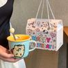 Высококачественная милая чашка с мишкой и жуком подарок на день рождения девочки детский завтрак кофейная чашка подарок-сувенир для девушки подарочная коробка