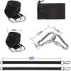 Tree Swing Hanging Straps Kit Heavy Duty 5ft Long Sewing Set With Carry Bag