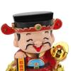 Solar God Of Fortune Car Ornament Vivid Feng Shui Decor Energy Efficient Solar God Of Wealth Figurine Light Sensing for Office