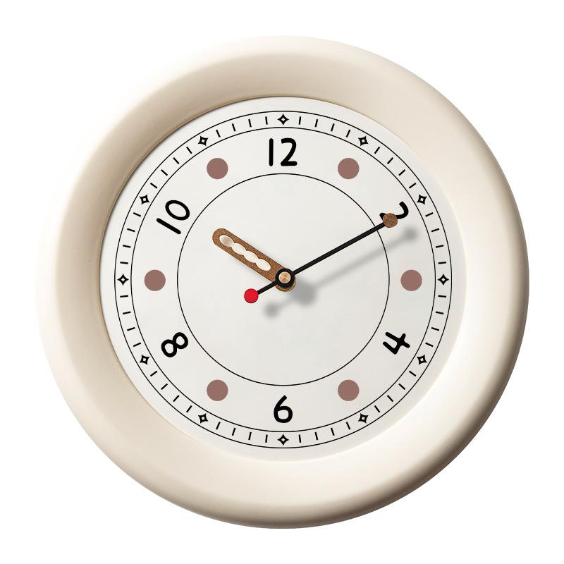 Креативное украшение для гостиной, бытовые часы, настенные часы, стильные атмосферные настенные часы, настенные часы в кремовом стиле