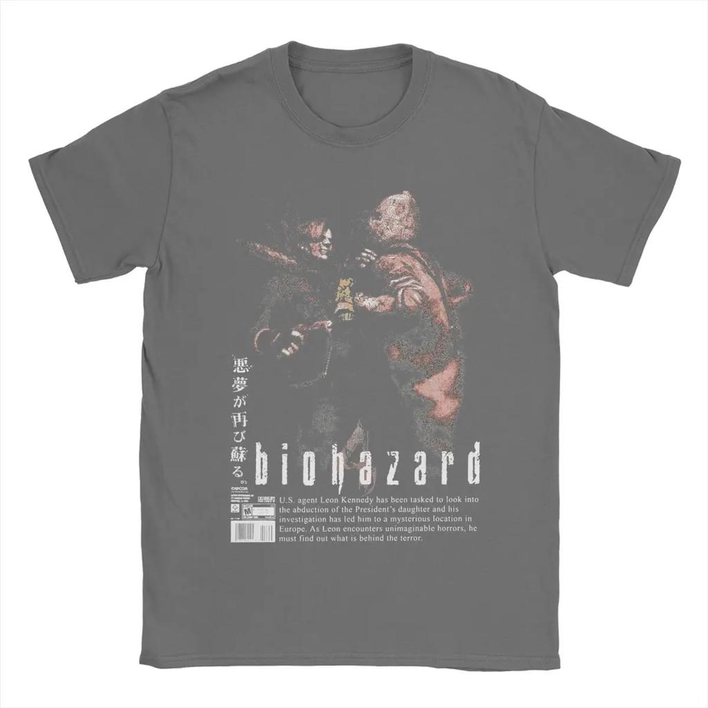 Cool Residents Evils The Chainsaw T-Shirts for Round Neck Pure Cotton T Shirt Short Sleeve Tee Shirt Summer Clothes