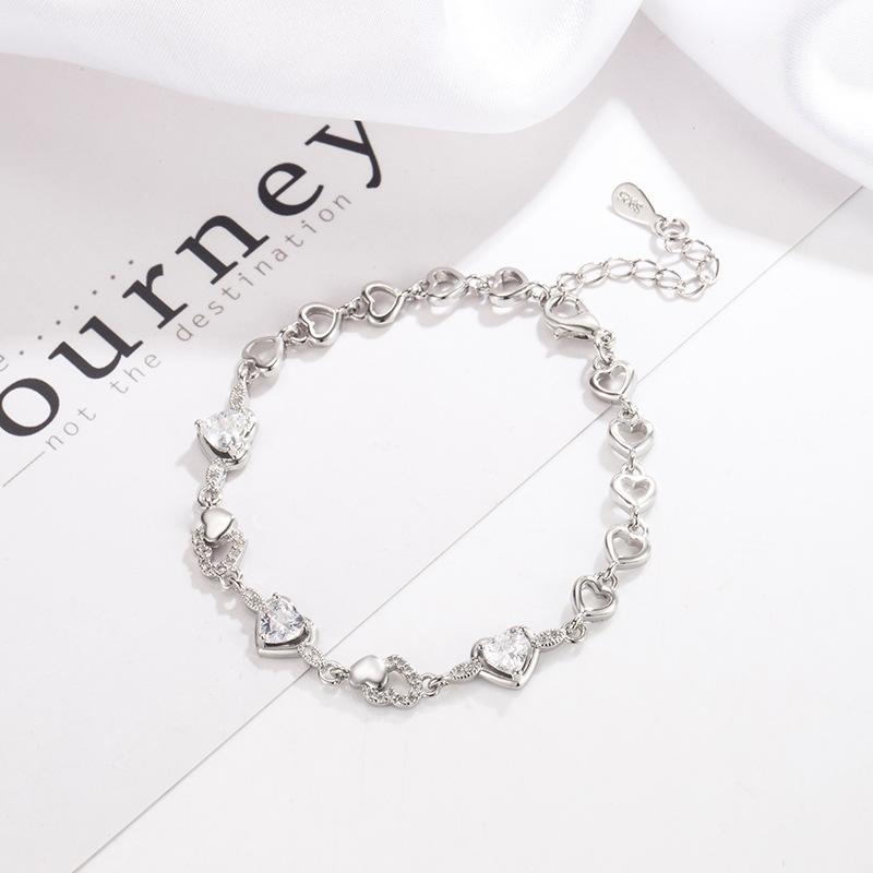 Линдон циркон браслет ювелирные изделия геометрические бусины браслеты-цепочки модный тонкий свадебный подарок для подруги женщин