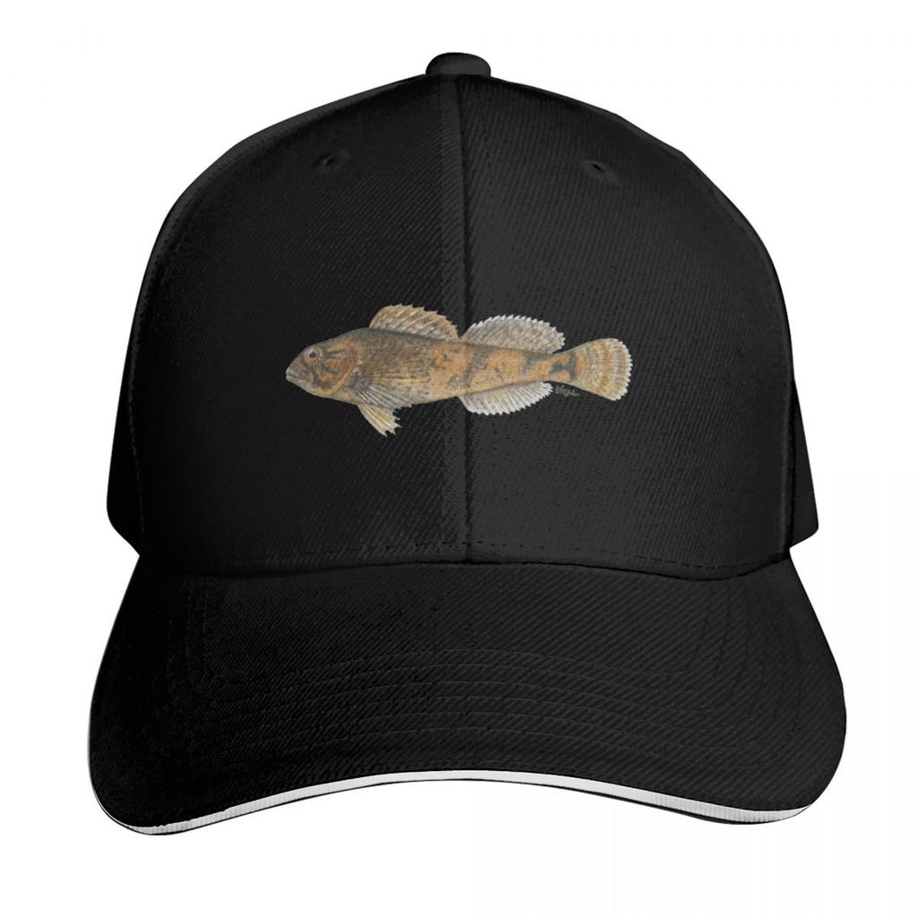 Mottled Sculpin (Cottus bairdii) Baseball Cap derby hat luxury Women cap Icon summer hat For Unisex Womens