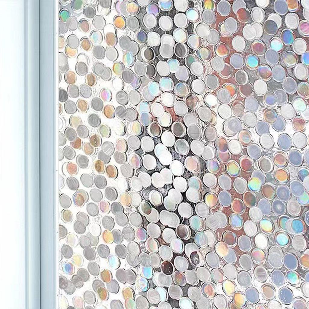 20x100см Статическая Матовая Оконная Пленка Стикер для Конфиденциальности для Ванной Комнаты Непрозрачная Полупрозрачная Контроль Света Клейкое Покрытие для Стекла