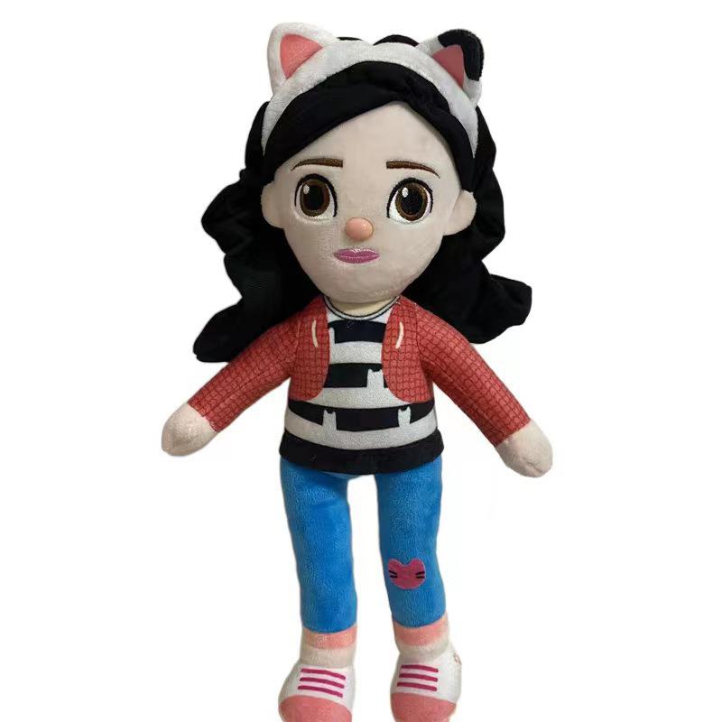 Кукольный домик Габби, плюшевые игрушки Kawaii Mercat, милые мягкие игрушки, Русалка, кошка, кукольный домик, плюшевые куклы, детские подарки на день рождения, Рождество