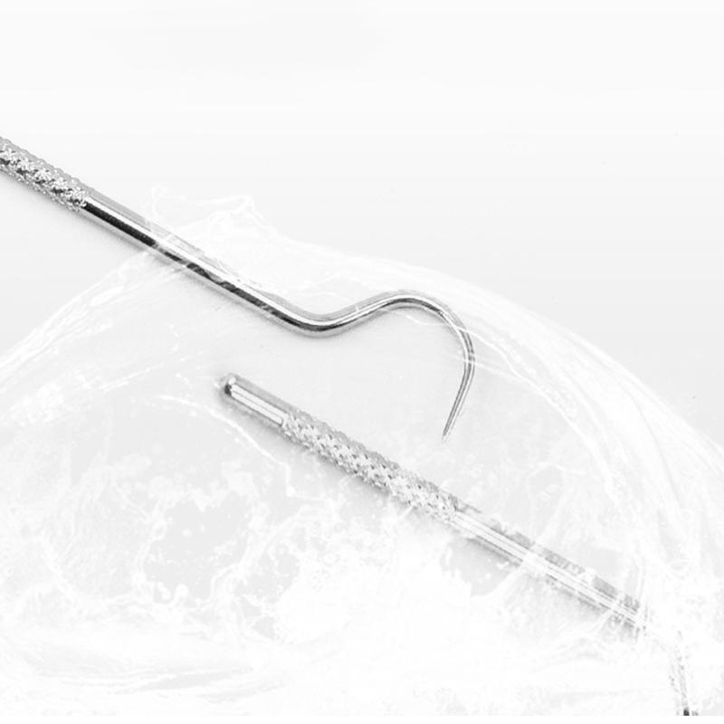 Портативный набор титановых зубочисток для ухода за полостью рта, многоразовые металлические кожаные держатели для пикников на открытом воздухе, кемпинга, пеших походов, карманные мультиинструменты