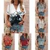 Wish Womens T Shirt With 3d Print And V Neck For Summer Casual Wear
