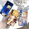 L-Love live-Аясе Эли Чехол для телефона Samsung Galaxy A73,21,22,32,71,53,52,51,80,5G Мягкий черный чехол