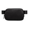 Везде 1 л Логотип Черная фурнитура Нейлоновая поясная сумка Унисекс поясная сумка LU9AX2S-4780
