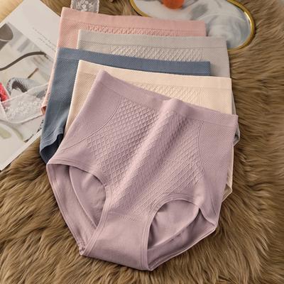 Женское нижнее белье с высокой талией, утягивающее живот, компрессионные трусы с полным покрытием, женские бесшовные эластичные трусы