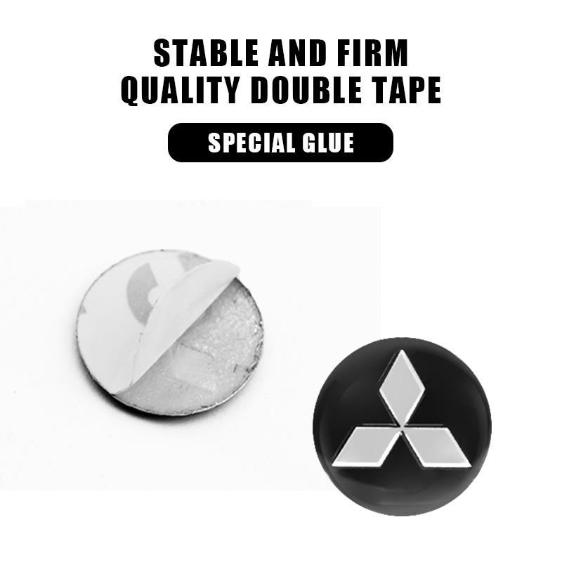 Car Badge Key Auto Control Stickers Keychain Emblem Decal Accessories For Mitsubishi Ralliart EX Outlander Competition Outlander