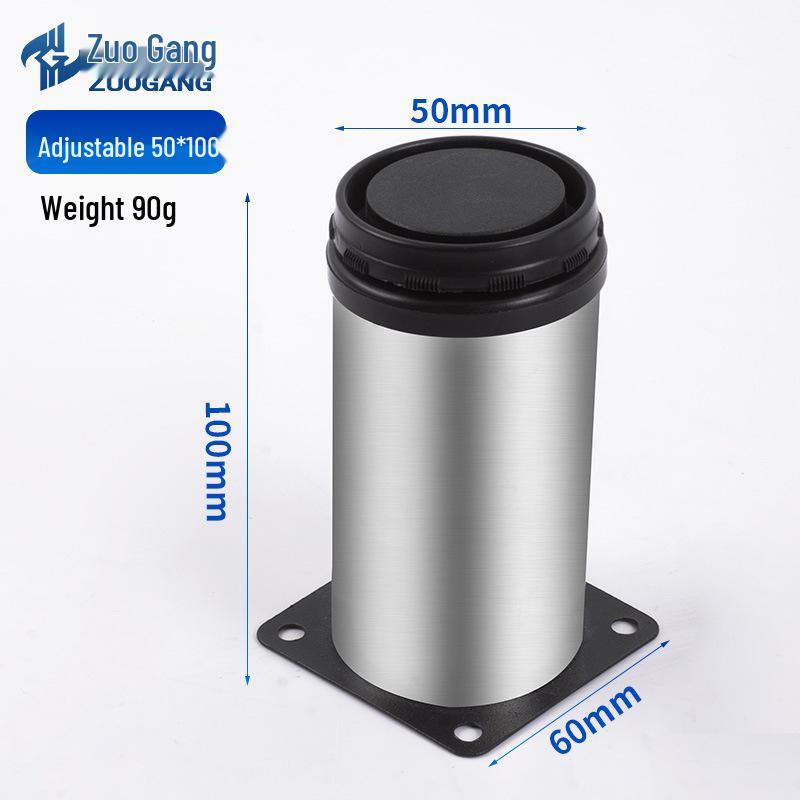 Утолщенные регулируемые ножки для шкафа из нержавеющей стали - Мебель, диван, ножки для поддержки журнального столика, дизайн с круглой трубой.