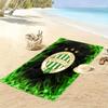 FTC Print Beach Towel, Large Soft Quick Dry Towel for Beach Camping Swimming