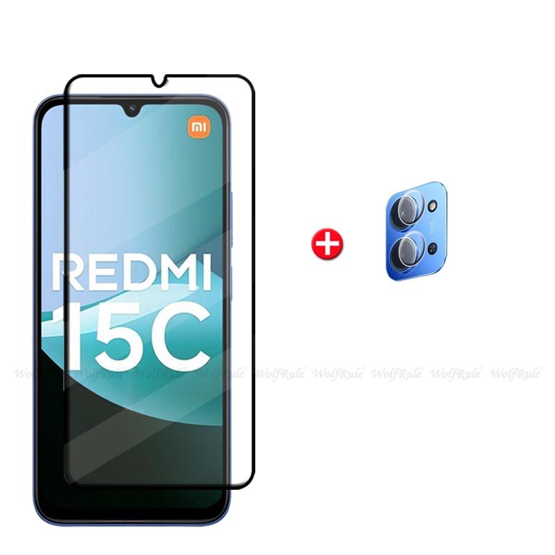 6-в-1 Для Xiaomi Redmi 15C Стекло Для Redmi 15C Закаленное Стекло 9H HD Защитное Полное Покрытие Защитная Пленка для Экрана Redmi 15C Стекло для Камеры