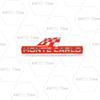 FSNK8 Alloy Metal Monte Carlo Racing Flag Grille Emblem Rear Trunk Badge Sticker For Skoda Fabia Octavia Kodiaq Superb VRS Kamiq Rapid