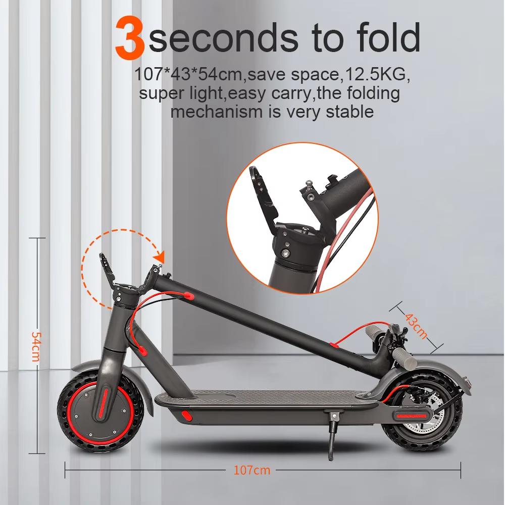 USA Local Warehouse AOVOPRO 350W Electric Scooter 8.5 Inch Solid Tire IP65 Waterproof Adult E-scooter Ready to Ship