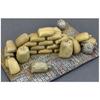 Miniart 1/35 Scale Burlap Sack Set (for Sand, Cement, Vegetables, Flour, Seeds, Etc.) Plastic Model MA35586