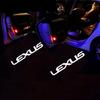 AAPJ1 2026 Hot Interior Stickers Led Emblem Car Door Light Luces Ghost Shadow Projector Car Decoration For Lexus RX ES GX LS LX IS GS