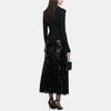 Self-Portrait Solid Color Slim Fit Hollow Out Long Sleeve Knit Top Women tops RS26-138TA-B-BLACK