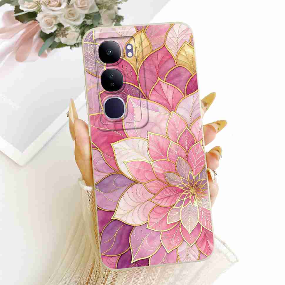 Для Vivo V40 Lite 4G (ИДН) Чехол 2024 Модный узор Задняя крышка телефона Для Vivo V 40 V40 Lite V40Lite 4G IDN Чехол 6.67"