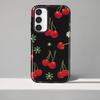 Милый чехол-крышка с вишнями для телефона Capa для Samsung Galaxy S25 A16 S24 Ultra S23 S25Ultra A56 A36 S23Ultra S20 FE A26